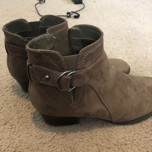 mocha brown short boots